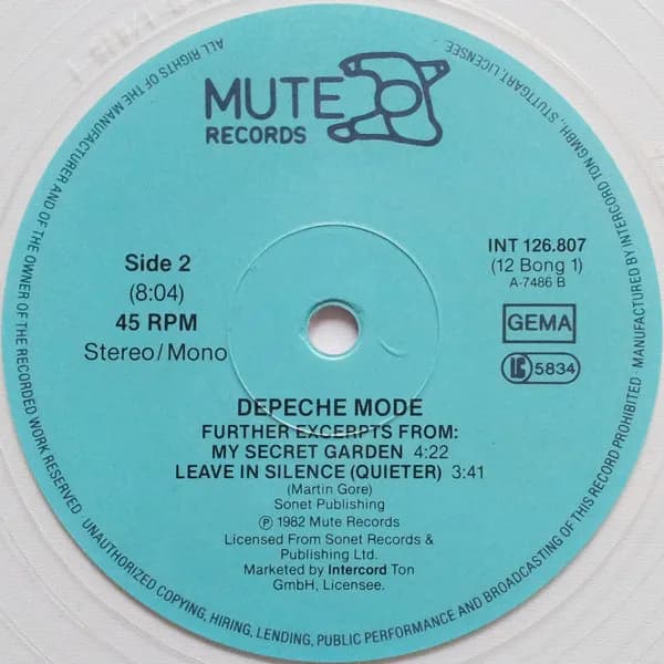 Depeche Mode — Leave In Silence