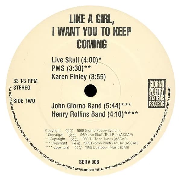 Various — Like A Girl, I Want You To Keep Coming