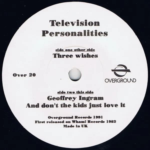 Television Personalities — Three Wishes