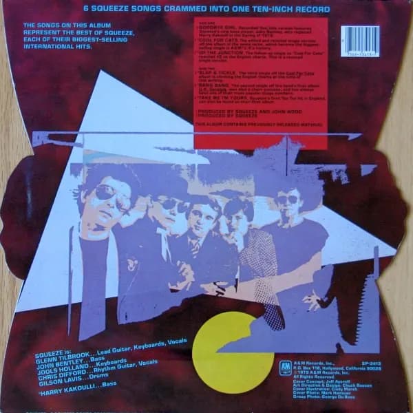 Squeeze (2) — 6 Squeeze Songs Crammed Into One Ten-Inch Record