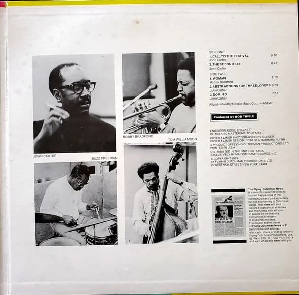John Carter & Bobby Bradford Quartet — Flight For Four