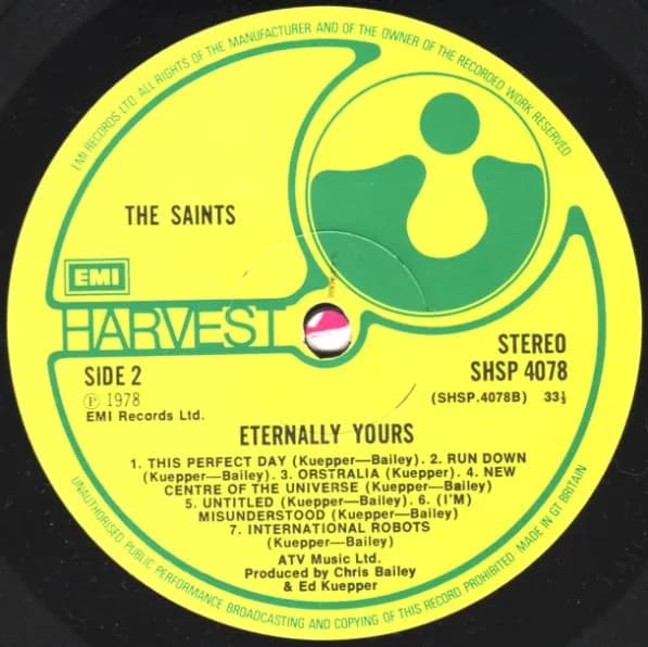 The Saints (2) — Eternally Yours