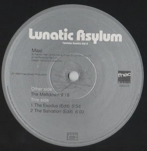 Lunatic Asylum — Techno Sucks Vol 2 - A.L.S.O (A Lunatic Space Odyssey)