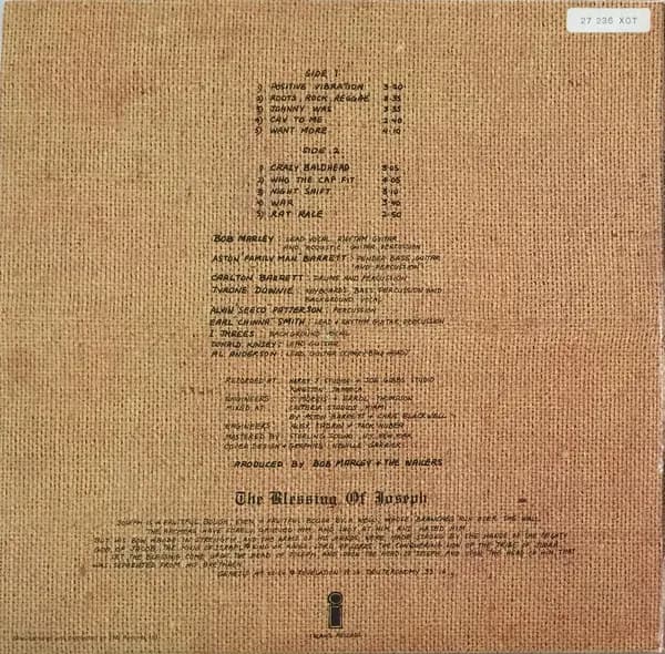 Bob Marley & The Wailers — Rastaman Vibration