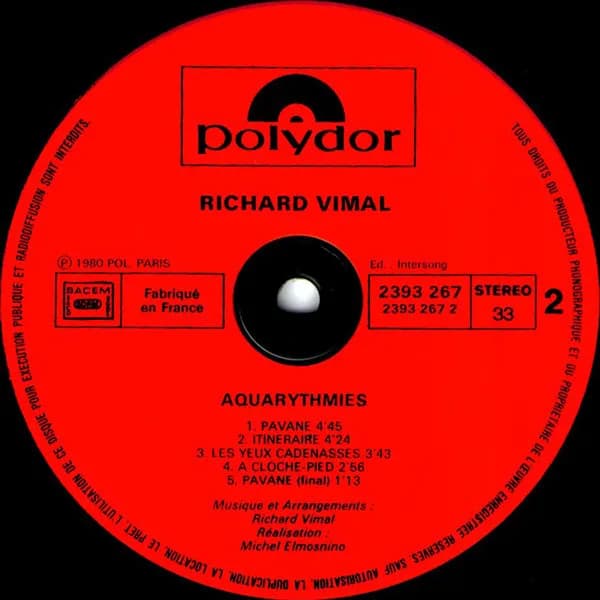 Richard Vimal — Aquarythmies