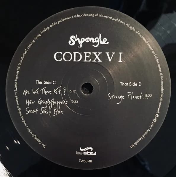 Shpongle — Codex VI