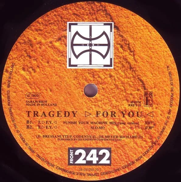 Front 242 — Tragedy >For You<