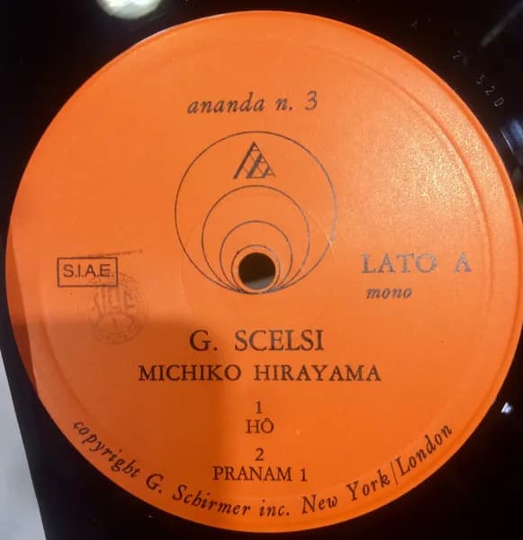 Giacinto Scelsi - Michiko Hirayama — Hô / Khoom / Pranam