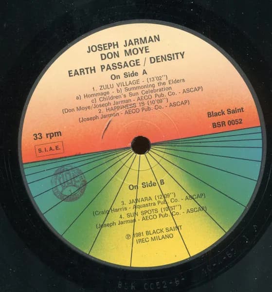 Joseph Jarman - Famoudou Don Moye — Earth Passage - Density
