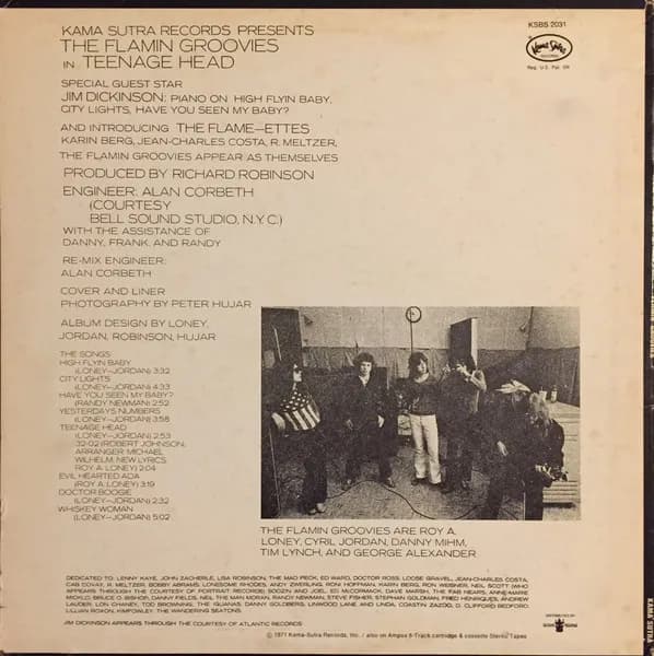 The Flamin' Groovies — Teenage Head