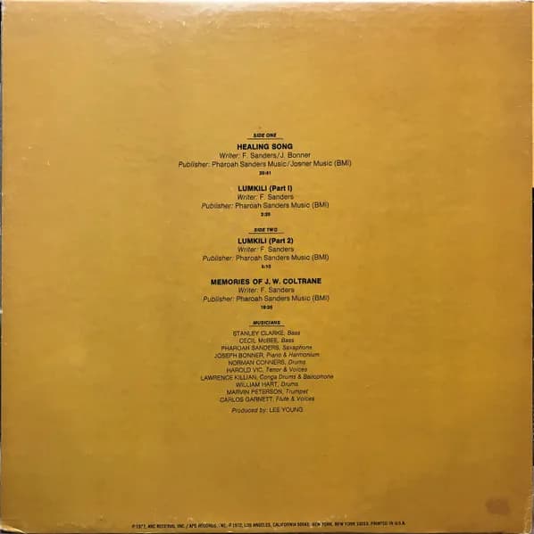 Pharoah Sanders — Live At The East