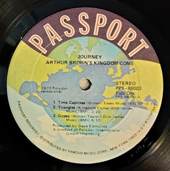 Arthur Brown's Kingdom Come — Journey