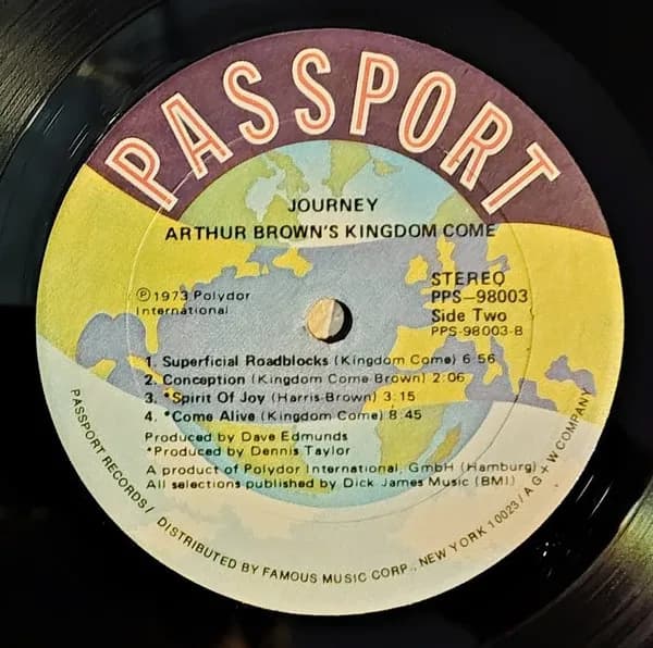 Arthur Brown's Kingdom Come — Journey