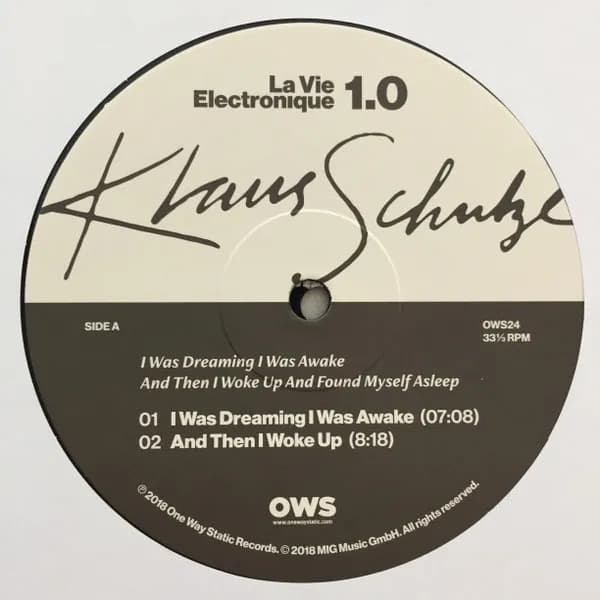 Klaus Schulze — La Vie Electronique Volume 1.0