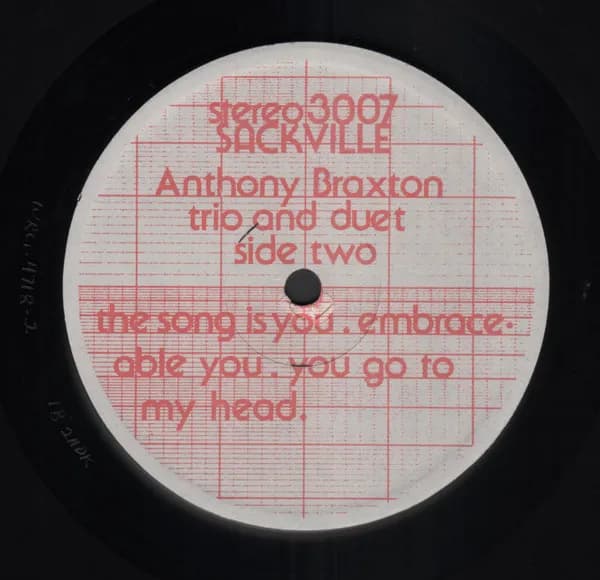 Anthony Braxton — Trio And Duet