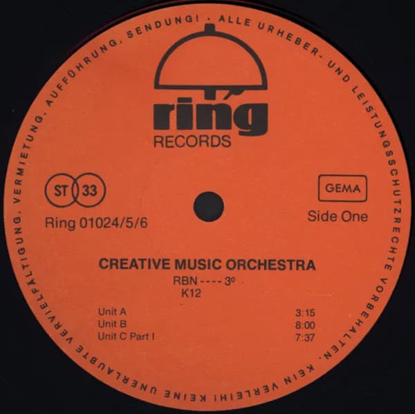 Anthony Braxton Creative Music Orchestra — RBN----3° K12 (Pour Orchestre)