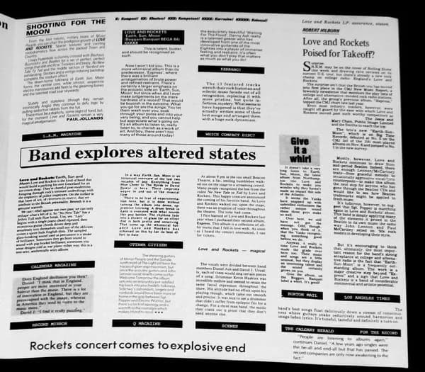 Love And Rockets — Sorted Sample