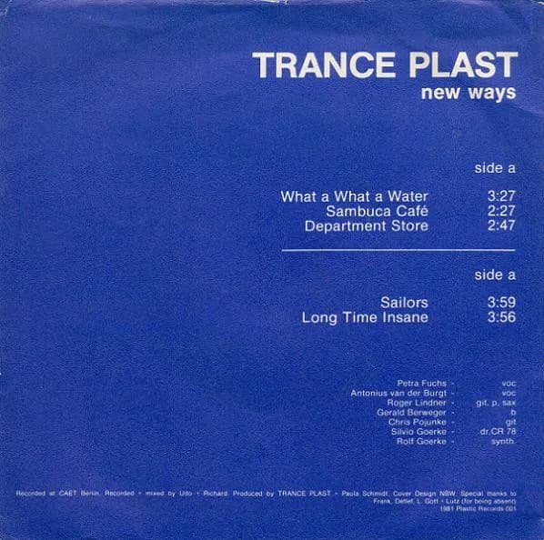 Trance Plast — New Ways