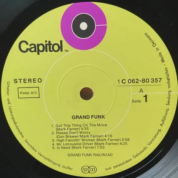 Grand Funk Railroad — Grand Funk