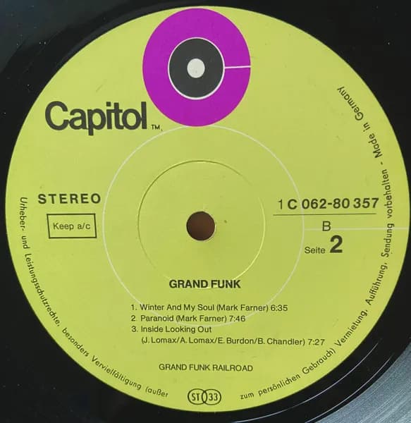 Grand Funk Railroad — Grand Funk
