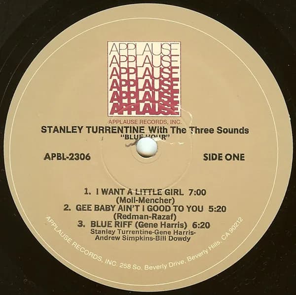 Stanley Turrentine With The Three Sounds — Blue Hour