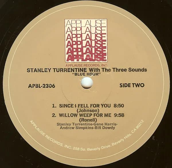 Stanley Turrentine With The Three Sounds — Blue Hour