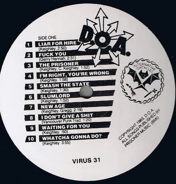 D.O.A. (2) — Bloodied But Unbowed (The Damage To Date: 1978-1984)