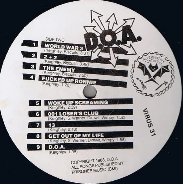 D.O.A. (2) — Bloodied But Unbowed (The Damage To Date: 1978-1984)