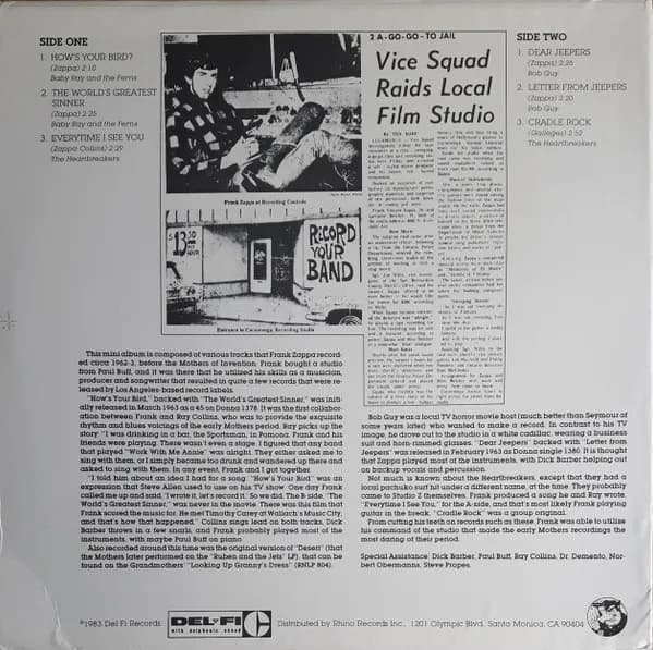 Frank Zappa — Rare Meat