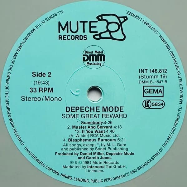Depeche Mode — Some Great Reward