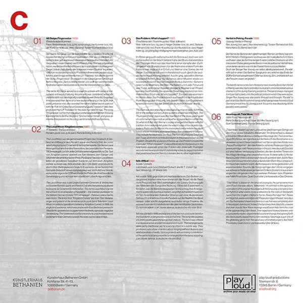 Various — Ende Vom Lied: East German Underground Sound 1979 - 1990