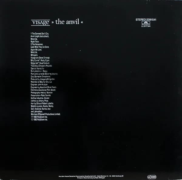 Visage — The Anvil