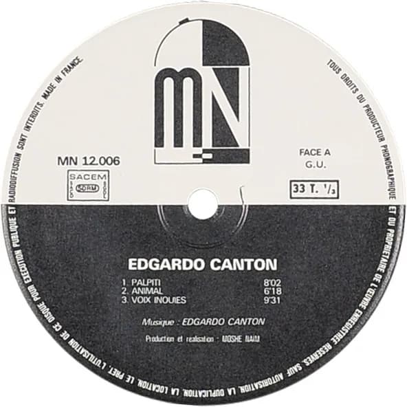 Edgardo Cantón — Musiques Électroacoustiques