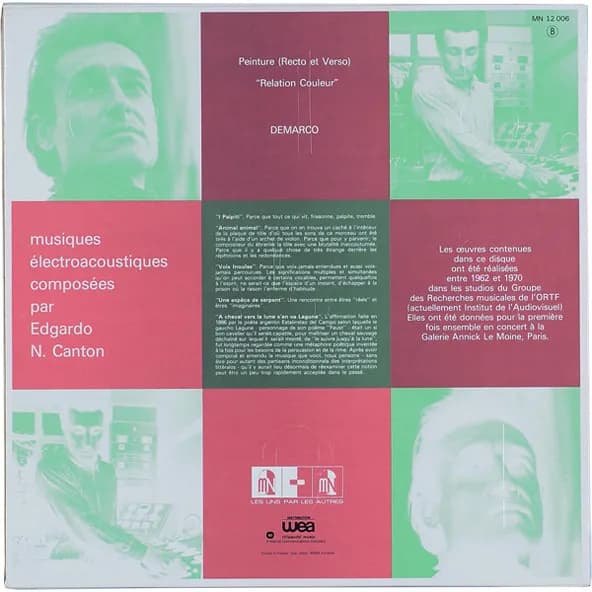 Edgardo Cantón — Musiques Électroacoustiques