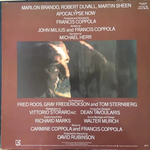 Carmine Coppola & Francis Ford Coppola — Apocalypse Now - Original Motion Picture Soundtrack