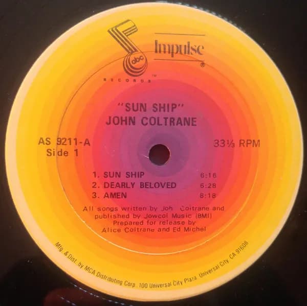 John Coltrane — Sun Ship
