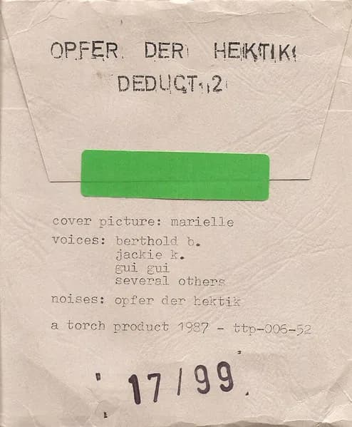 Opfer Der Hektik — Deduct 2