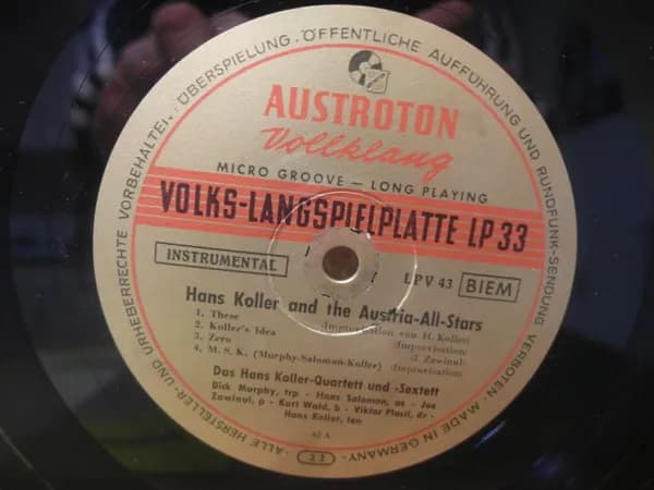 Hans Koller And The Austrian All Stars — Hans Koller And The Austria-All-Stars