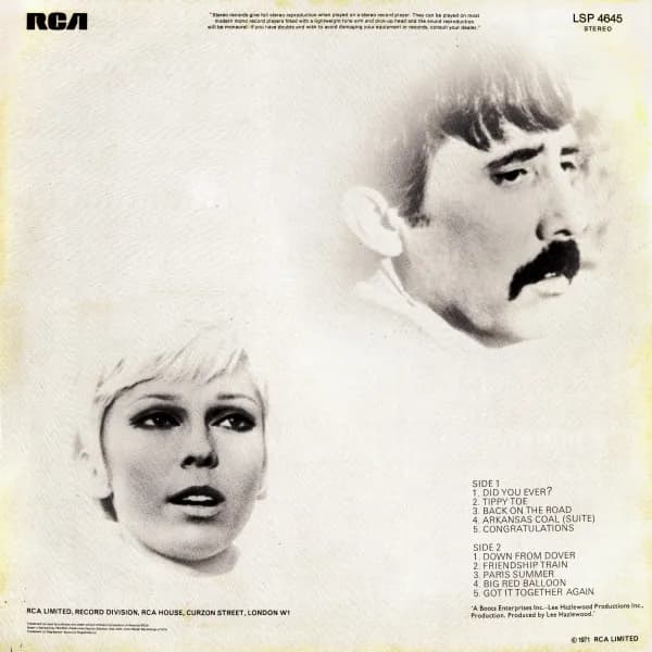 Nancy Sinatra & Lee Hazlewood — Did You Ever?