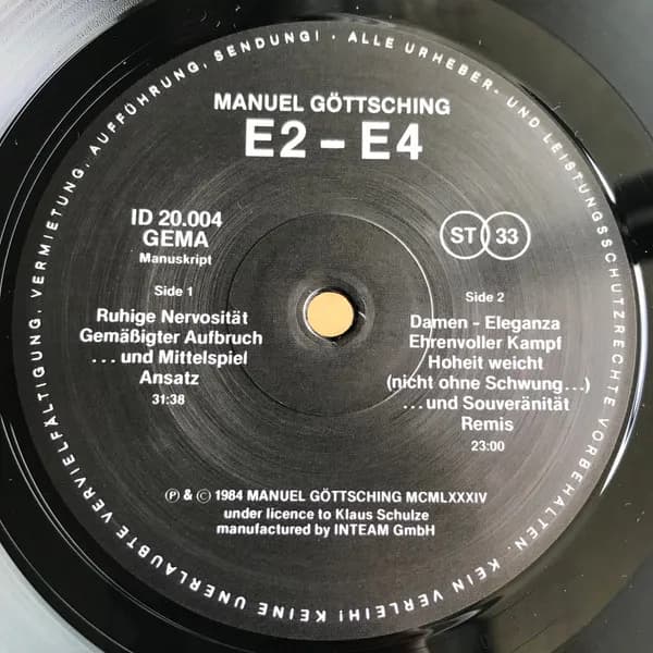 Manuel Göttsching — E2-E4