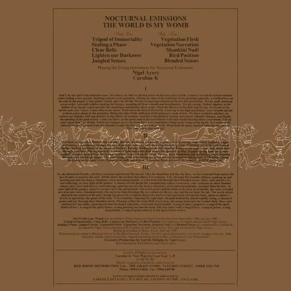 Nocturnal Emissions — The World Is My Womb