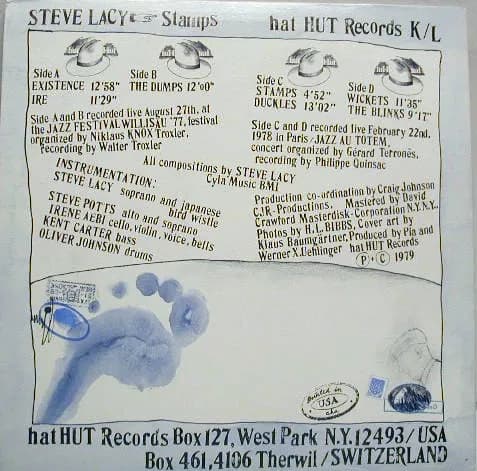 Steve Lacy — Stamps