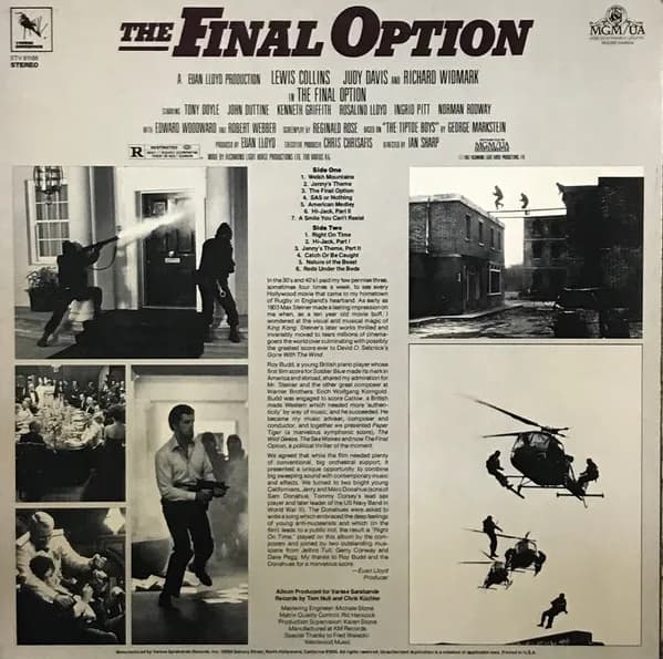 Roy Budd And Jerry Donahue And Marc Donahue — The Final Option (Original Motion Picture Soundtrack)