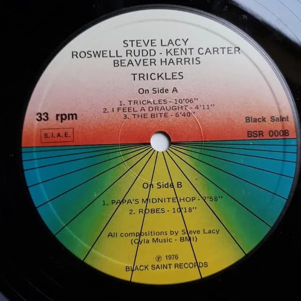 Steve Lacy, Roswell Rudd, Kent Carter, Beaver Harris — Trickles