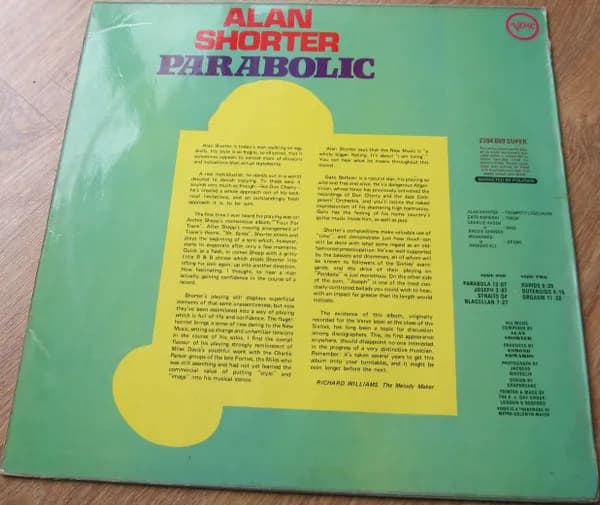 Alan Shorter — Parabolic