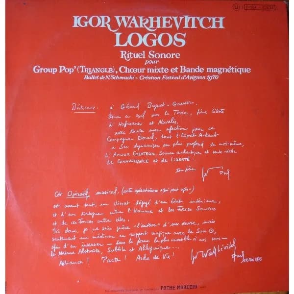 Igor Wakhévitch — Logos