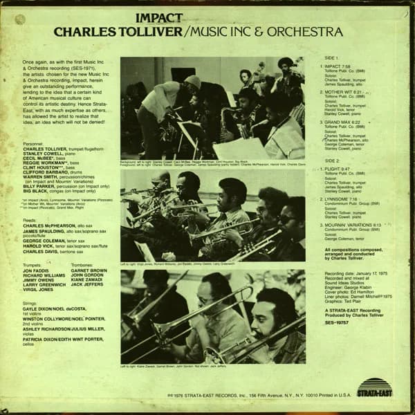 Charles Tolliver / Music Inc — Impact