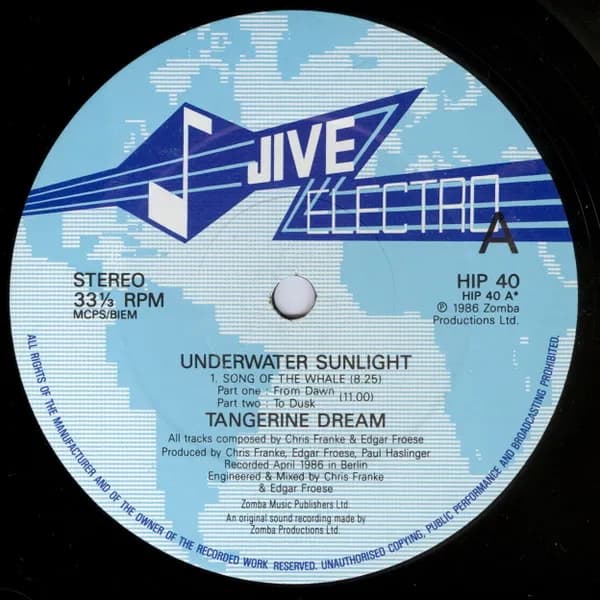 Tangerine Dream — Underwater Sunlight