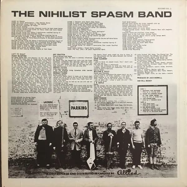 The Nihilist Spasm Band — No Record