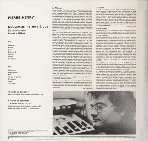 Pierre Henry — Mouvement-Rythme-Étude